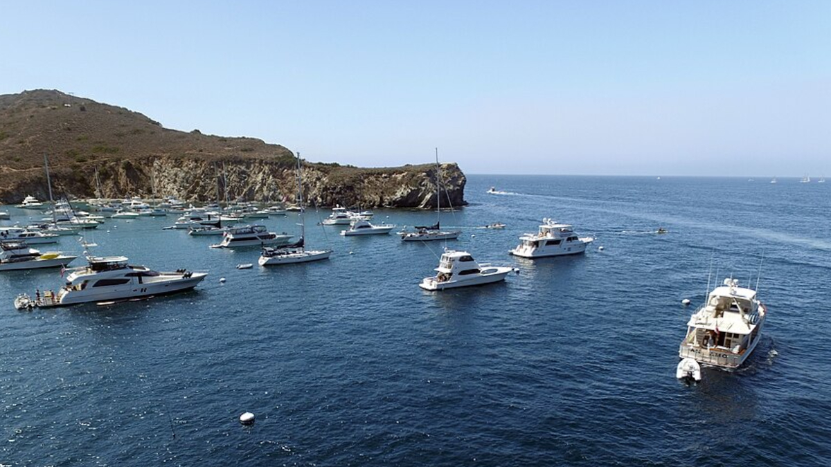 Localizada na costa da Califórnia, a Ilha Catalina é um destino conhecido para velejadores e marcou o início da viagem de Kai Sato rumo ao Havaí (Foto: Don Ramey Logan/ Wikimedia Commons)