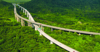 Rodovia dos Imigrantes vista de cima (Crédito: Washington Possato/Ecovias)