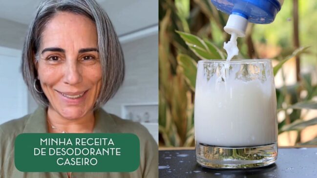Leite de Magnésia nas axilas Gloria Pires (Fotos Reprodução Instagram e Bamusiime SylviaPexels)