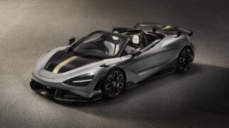 McLaren 788HS prata vista de cima