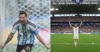 Messi e Harry Kane são as grandes esperanças de suas respectivas seleções (Crédito: Reprodução/Instagram)