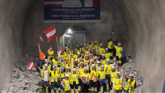 Obra bilionária que atravessa os Alpes deve reduzir de 80 para 25 minutos o tempo de viagem entre Innsbruck e Fortezza (Foto: Reprodução/bbt-se.com)