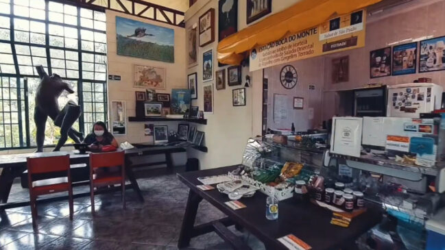 Restaurante transforma antigo vagão de trem em um espaço que preserva a memória das ferrovias brasileiras (Reprodução: Quick Video/ YouTube)