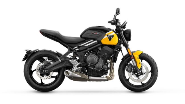 Triumph Trident 660 amarela
