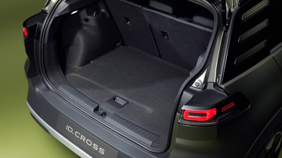 Porta-malas do Volkswagen ID. Cross verde