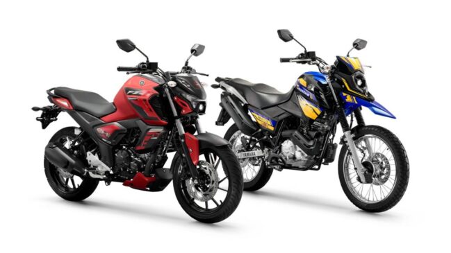 Yamaha Fazer FZ15 ABS Connected Deadpool e Crosser Z ABS Wolverine