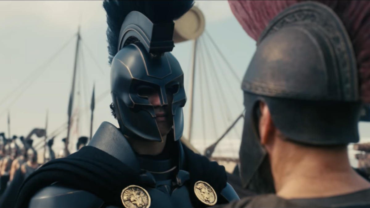 Cena do filme "A Odisseia" de Christopher Nolan