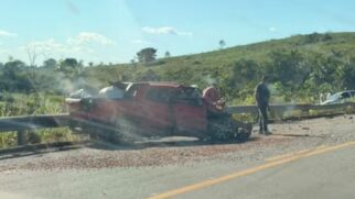 Acidente de carro na BR-422, no Pará