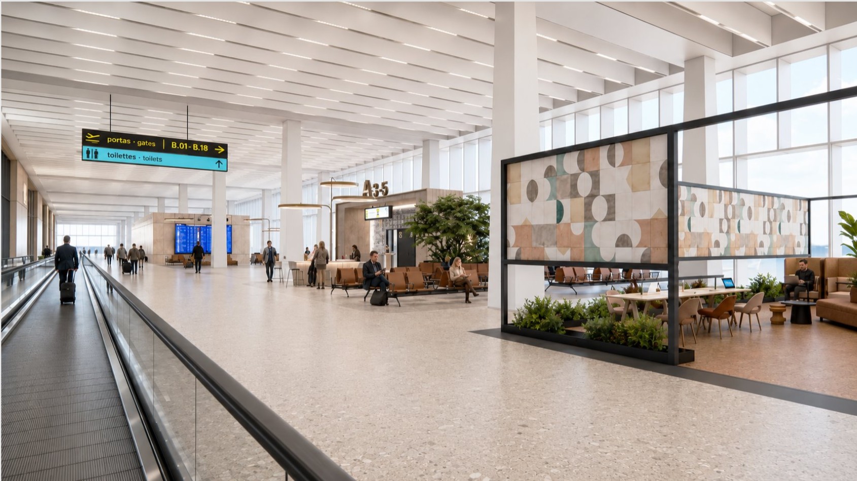 Aeroporto Luís de Camões, em Lisboa
