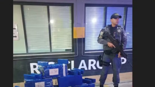 Apreensão de drogas em operação policial