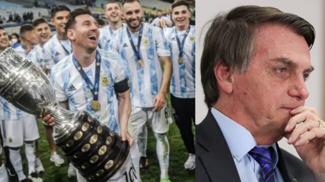 Título da Copa América 2021 e Jair Bolsonaro