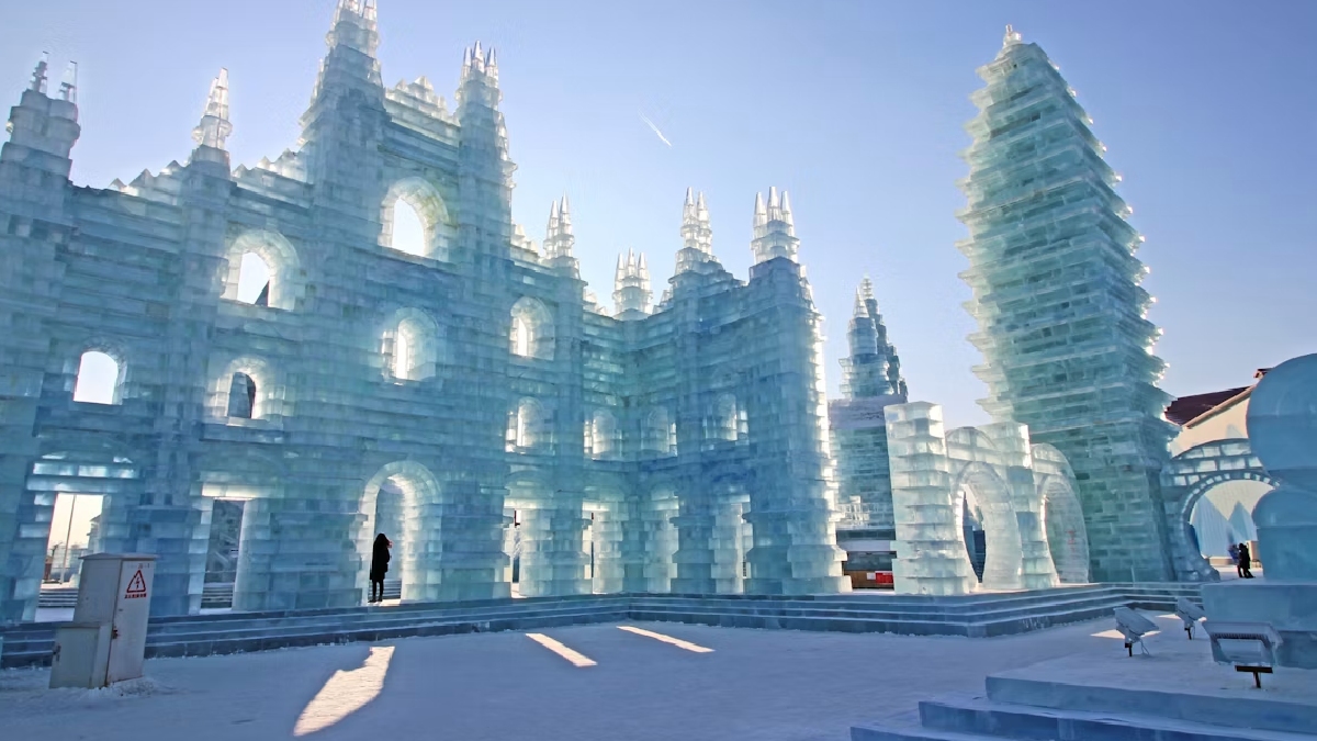 Cidade de Gelo em Harbin, na China