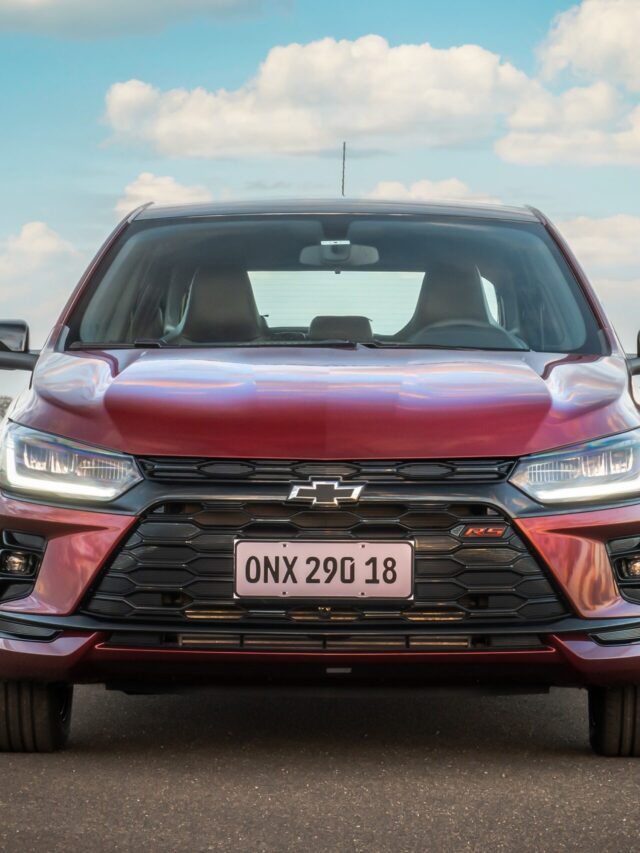 Topo de linha do Chevrolet Onix, a versão RS tem motor turbo