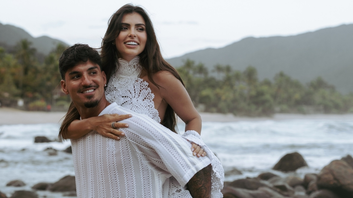 Isabella publicou uma foto vestida de branco com a legenda “Pra sempre começa hoje”/Reprodução/Instagram