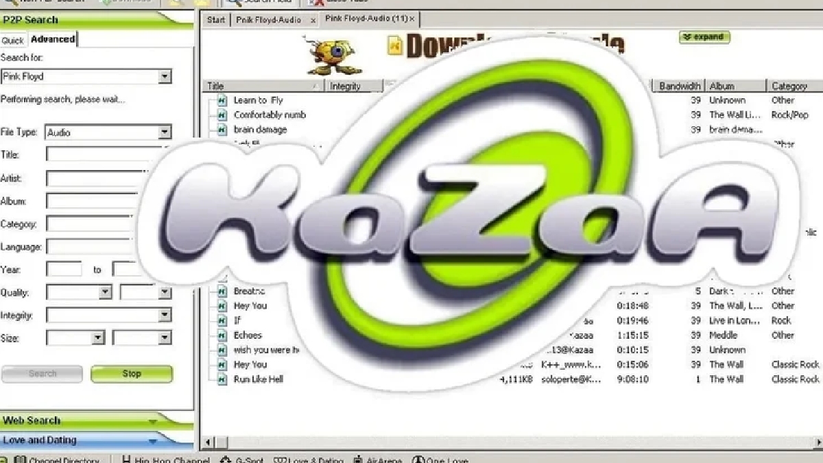 Kazaa/Reprodução