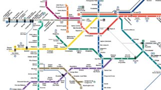 Novo mapa do transporte metropolitano de São Paulo mostra linhas de metrô, CPTM e monotrilho atualizadas
