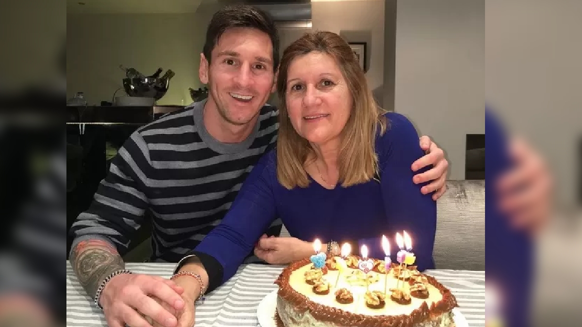 Messi e mãe