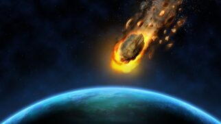 Análise de isótopos de níquel revelou que o corpo celeste responsável pela extinção dos dinossauros pertencia a uma classe extremamente rara de meteoritos (Foto: DIvulgação/Freepik)
