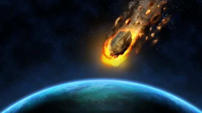 Análise de isótopos de níquel revelou que o corpo celeste responsável pela extinção dos dinossauros pertencia a uma classe extremamente rara de meteoritos (Foto: DIvulgação/Freepik)