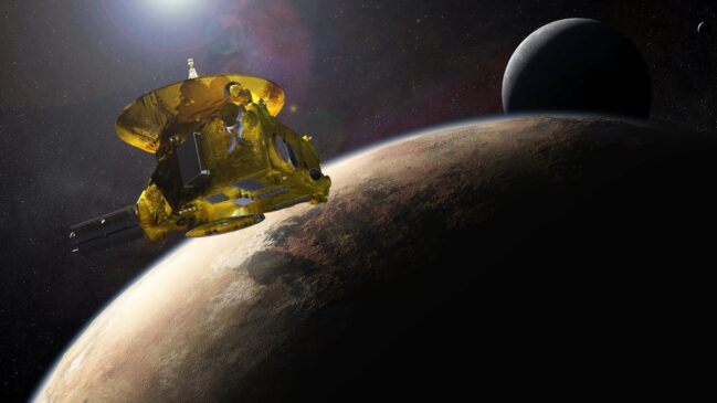 A mais de 9,5 bilhões de quilômetros da Terra, a New Horizons voltou à atividade e pode ajudar cientistas a entender melhor uma das regiões mais misteriosas do Sistema Solar (Foto: Divulgação/NASA)