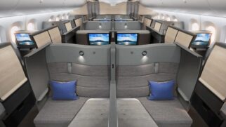 Novas cabines privativas All Nippon Airways/Divulgação/ANA
