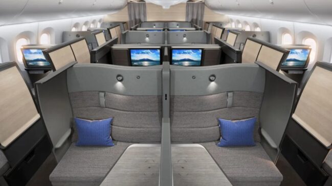 Novas cabines privativas All Nippon Airways/Divulgação/ANA