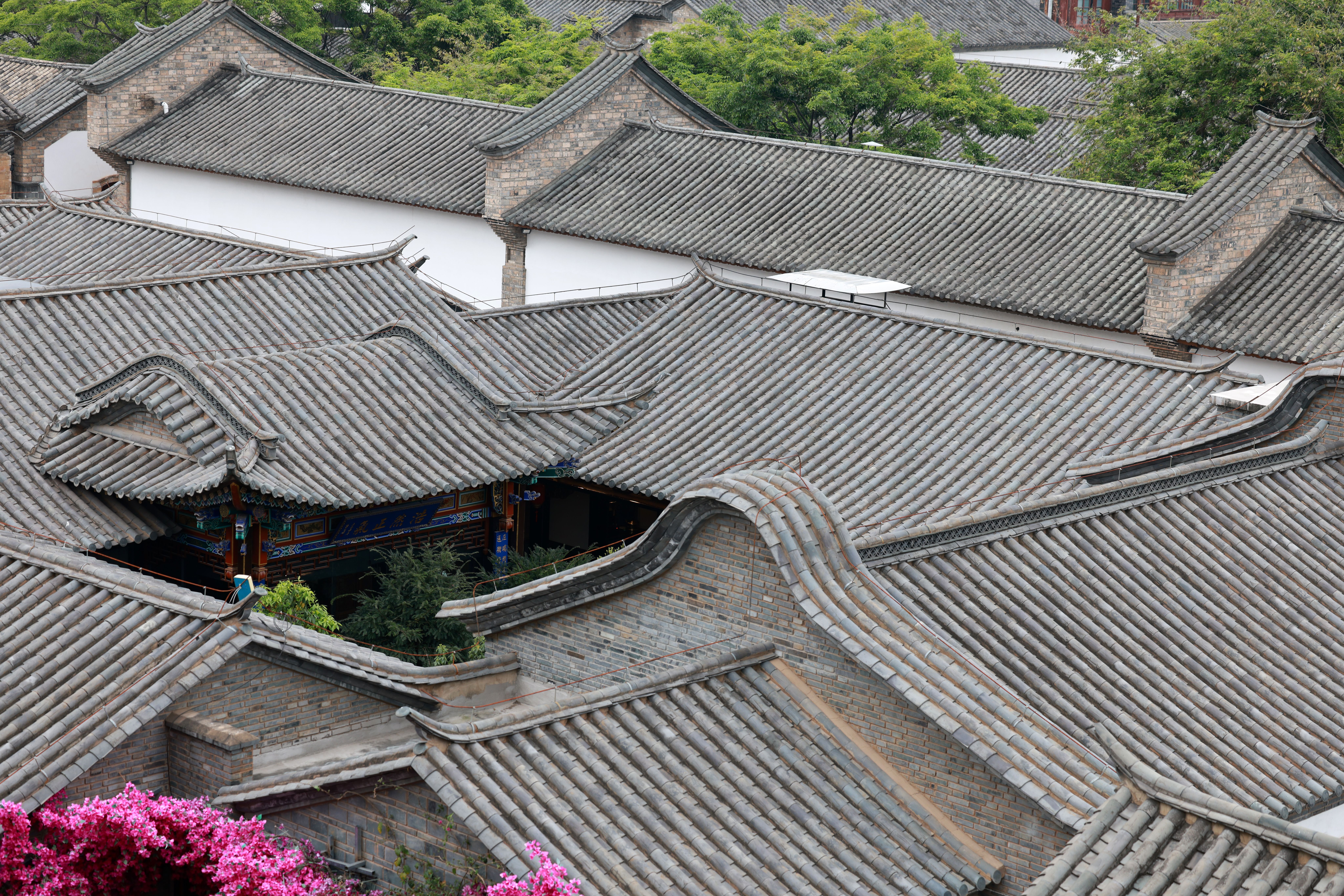 Poços de luz na China