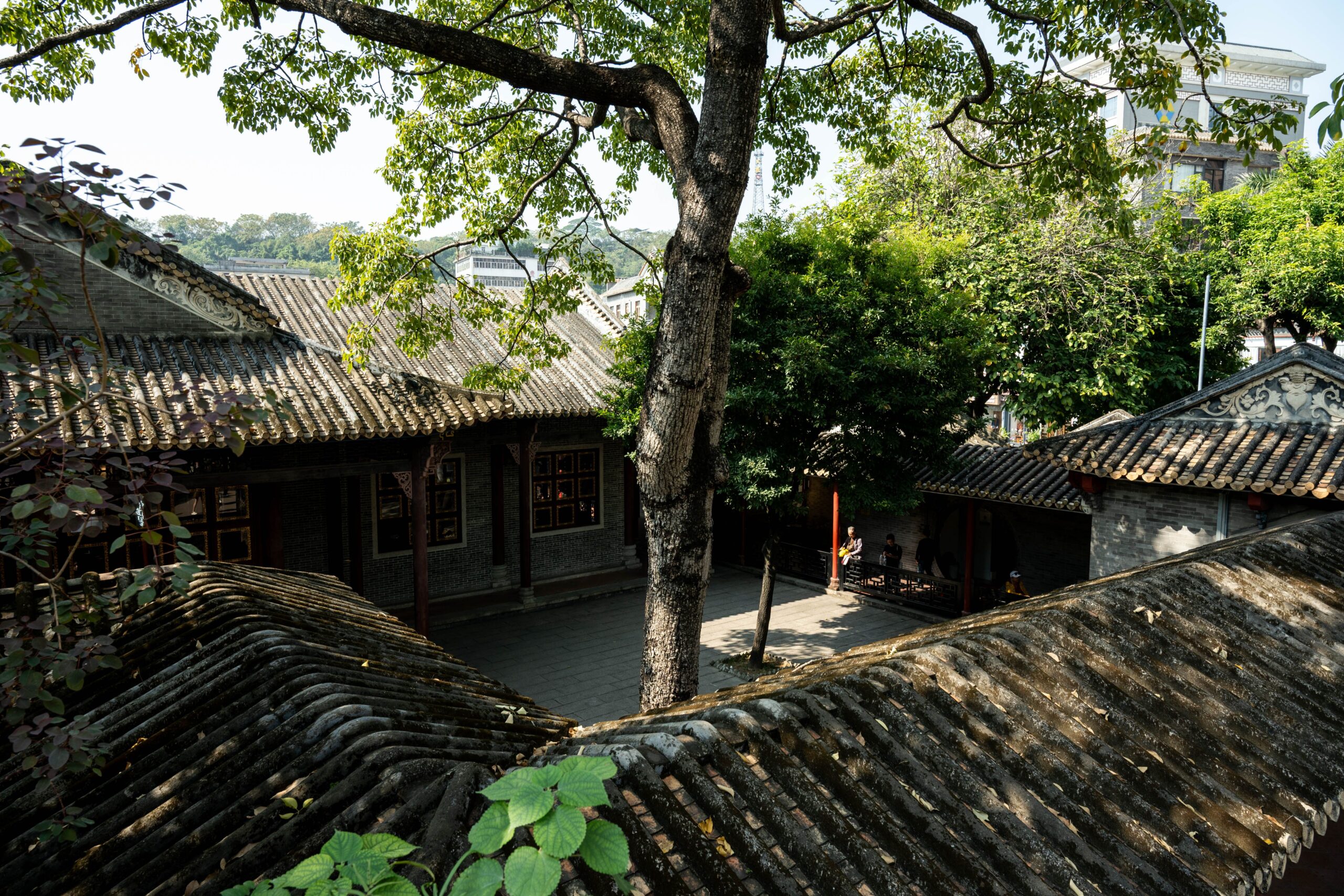 Poços de luz na China