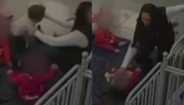 Vídeo mostra bebê de 6 meses sendo agredida em creche de SP