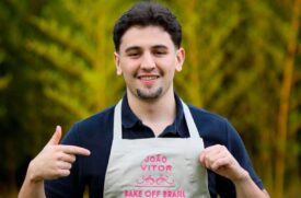 João Vitor Vas irá representar Taboão da Serra na 12ª temporada do Bake Off Brasil: Mão na Massa /Divulgação