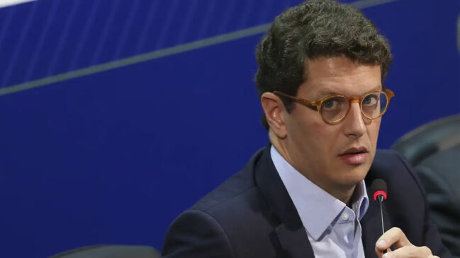 Partido Novo oficializou candidatura de Ricardo Salles,l ex-ministro no governo de Jair Bolsonaro/Antonio Cruz/Agência Brasil