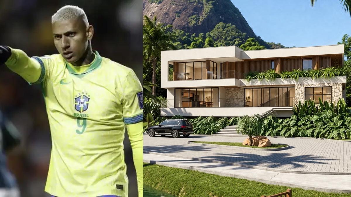 Richarlison e sua mansão no ES