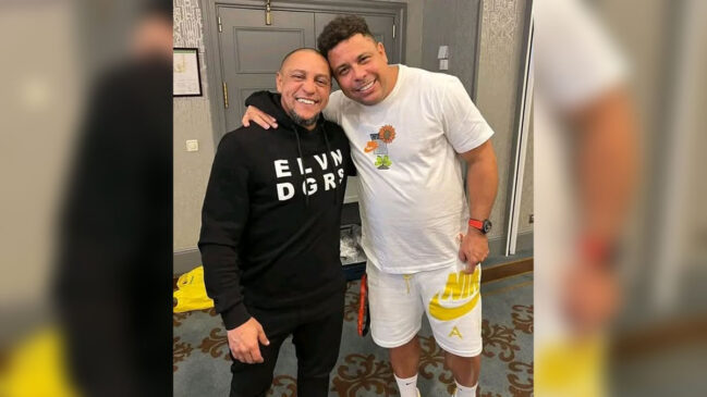 Roberto Carlos e Ronaldo vão atuar como investidores na SAF da Inter de Limeira/Reprodução/Facebook