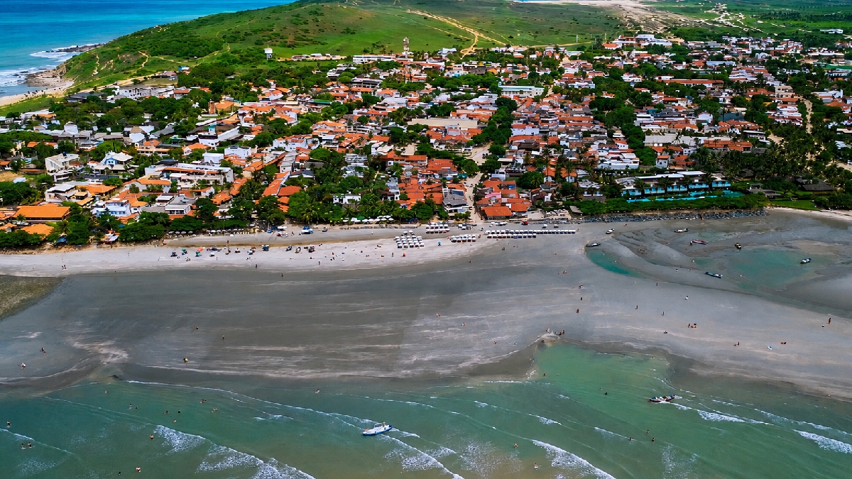 Vila de Jericoacoara, no Ceará