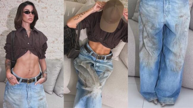 Calça suja (Foto: Reprodução Instagram/Bianca Andrade)