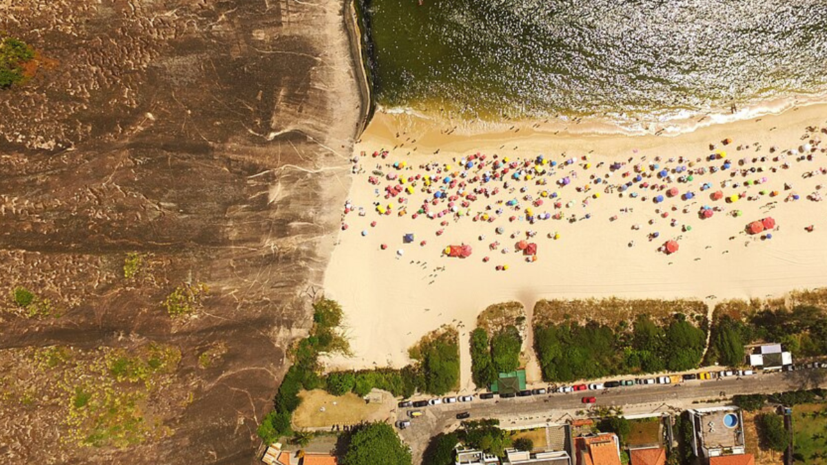 Vista aérea da cidade