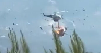 Cada helicóptero possuia dois integrantes cada no momento do acidente / Reprodução