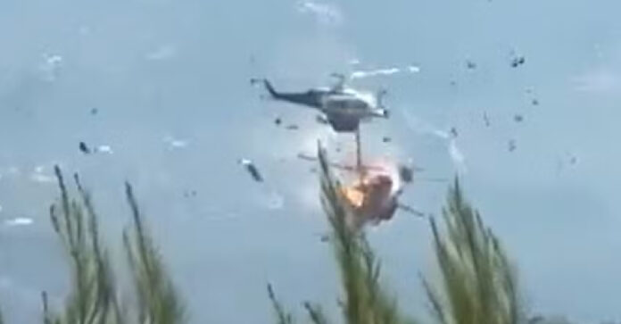 Cada helicóptero possuia dois integrantes cada no momento do acidente / Reprodução