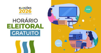 A grade de veiculação do horário eleitoral inclui 50 minutos diários em rede / Divulgação