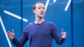 Mark Zuckerberg durante entrevista em que voltou a defender a inteligência artificial de código aberto e criticou concorrentes do setor (Foto: Anthony Quintano/ Wikimedia Commons)