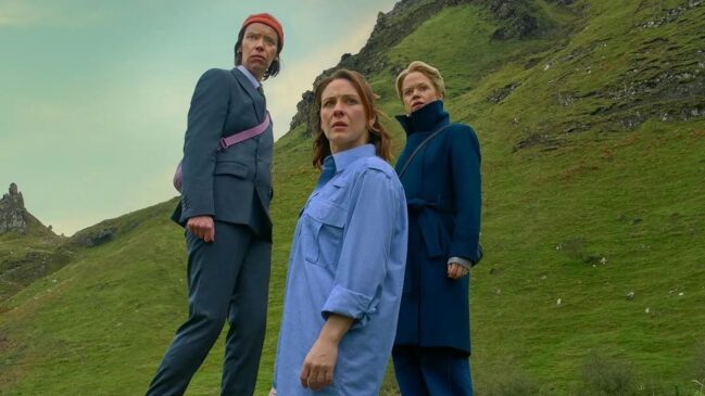 Protagonistas do filme De Belfast ao Paraíso