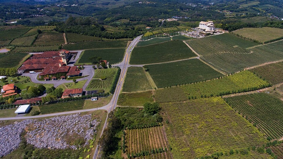 Vale dos Vinhedos, em Bento Gonçalves, combina cicloturismo, paisagens rurais e experiências gastronômicas (Foto: MTur Destinos/ Wikimedia Commons)