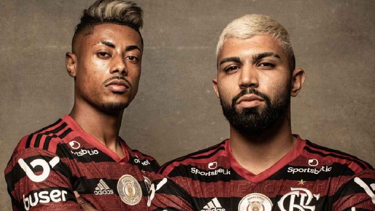 Bruno Henrique e Gabigol/Reprodução Conmebol