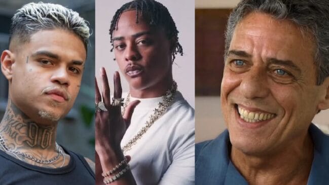Cabelinho, TZ da Coronel e Chico Buarque