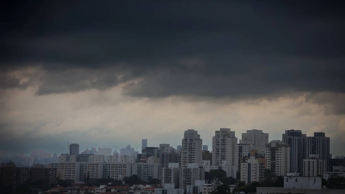 A instabilidade deve perder força a partir de quinta, quando o tempo volta a ficar mais seco em boa parte do estado.