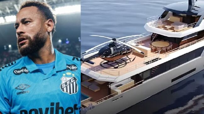 Neymar e iate