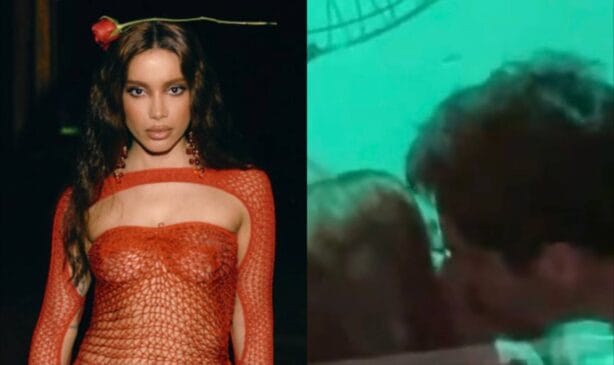 Anitta é filmada ao beijos com o ator Danilo Mesquita /Reprodução/Instagram/X/@andreialara