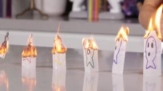 Truque de fantasmas de papel