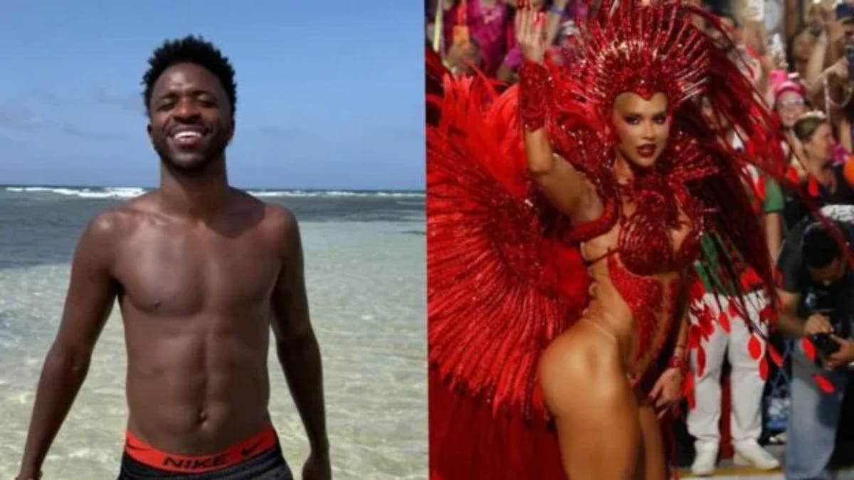 Vini Jr lamentou a saída da namorada nas redes socias
