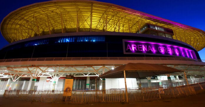 Arena do Grêmio recebe duelo do clube tricolor contra o Palmeiras / Divulgação